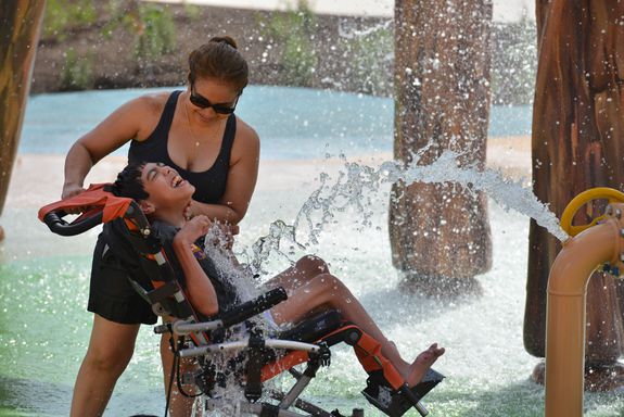 Take a look inside the world's first water park created for people with disabilities
